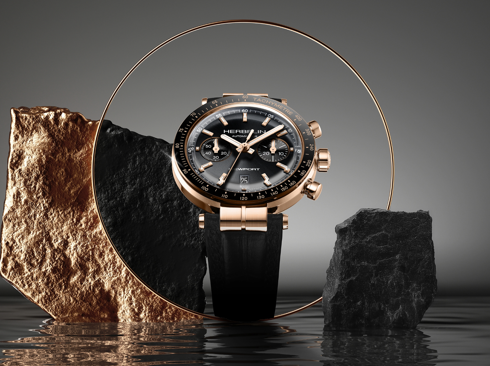 Newport Chronograph Heritage Becomes A Permanent Herbelin Line