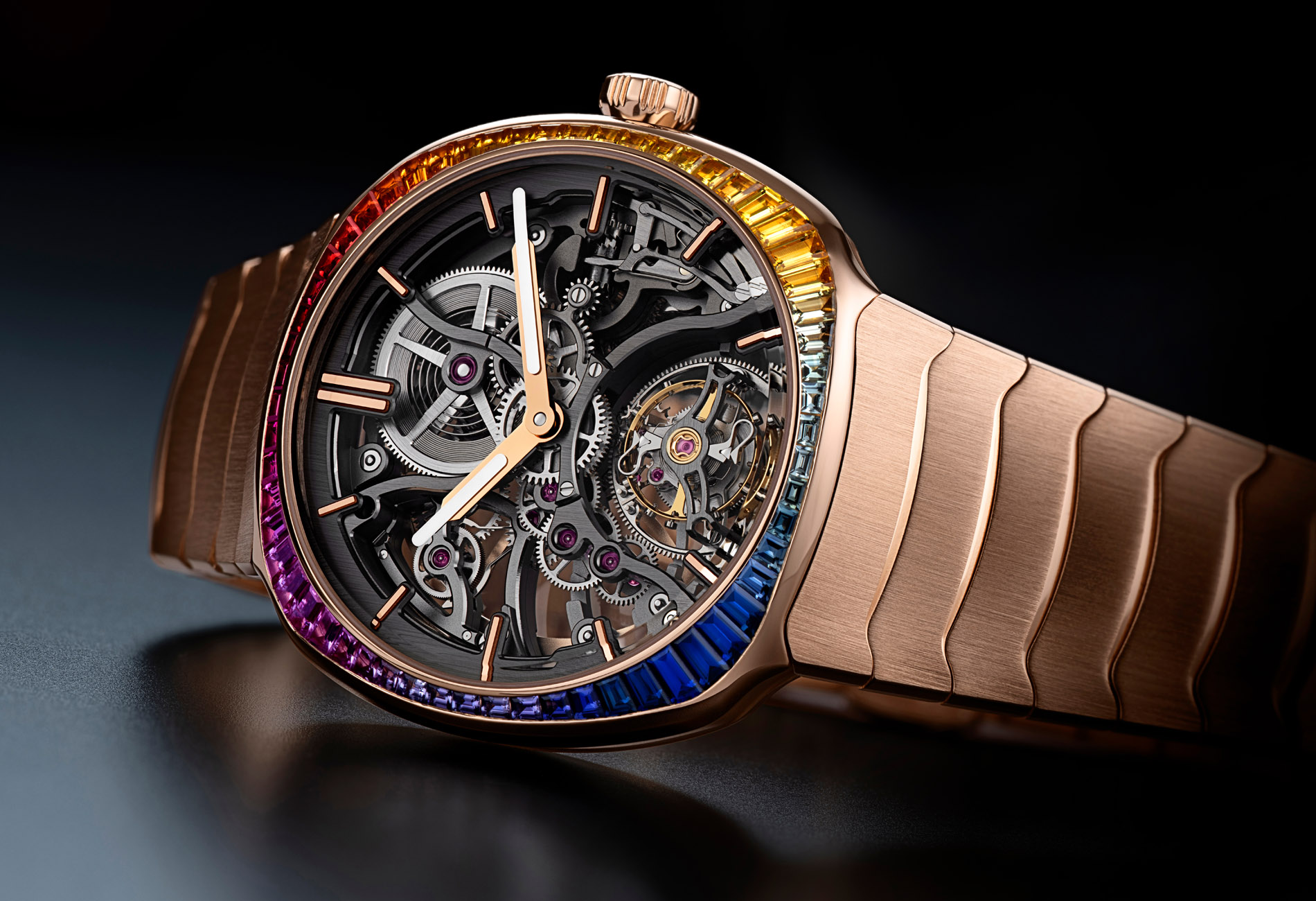 H. Moser Makes Rival For Rolex's Rainbow Daytona