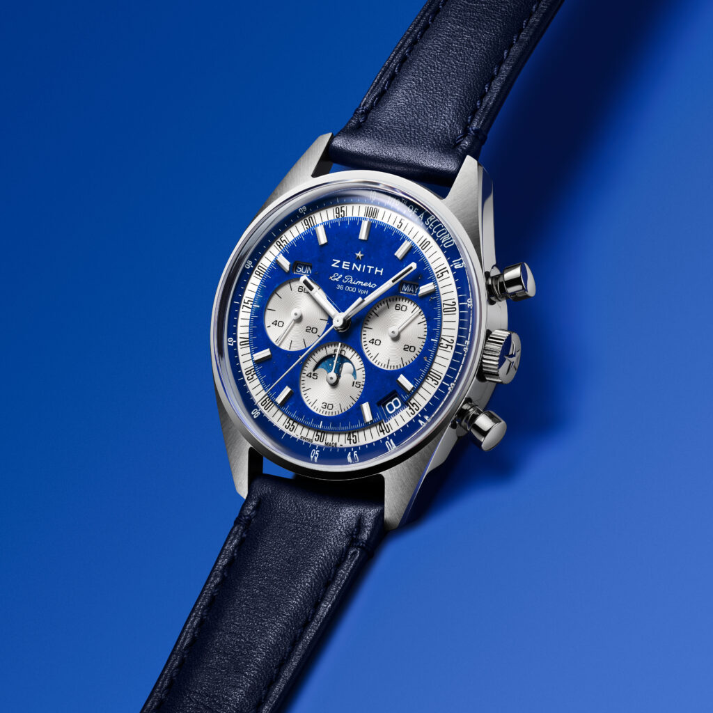Zenith Launches Chronomaster Original Triple Calendar Lapis Lazuli