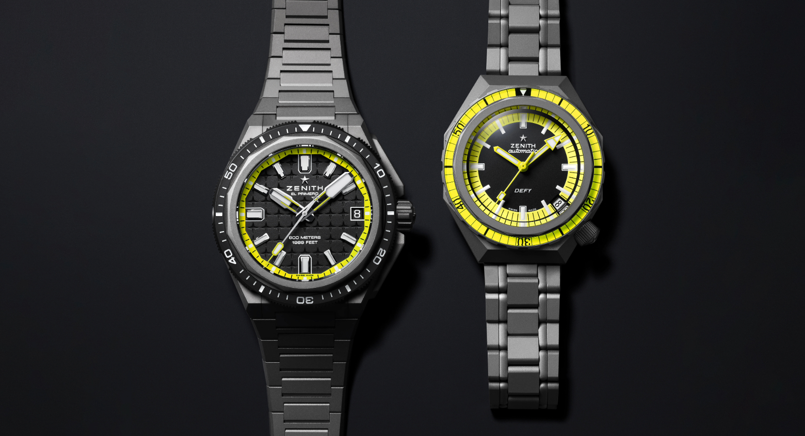 Zenith Expands DEFY Collection With New Shadow Editions