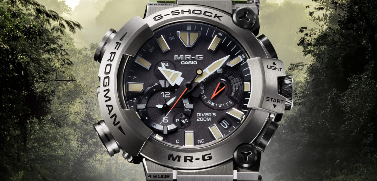 CASIO G-SHOCK FROGMAN TITANIUM 本体 G-Shock Launches MR-G Goliath Frogman Dive Watch