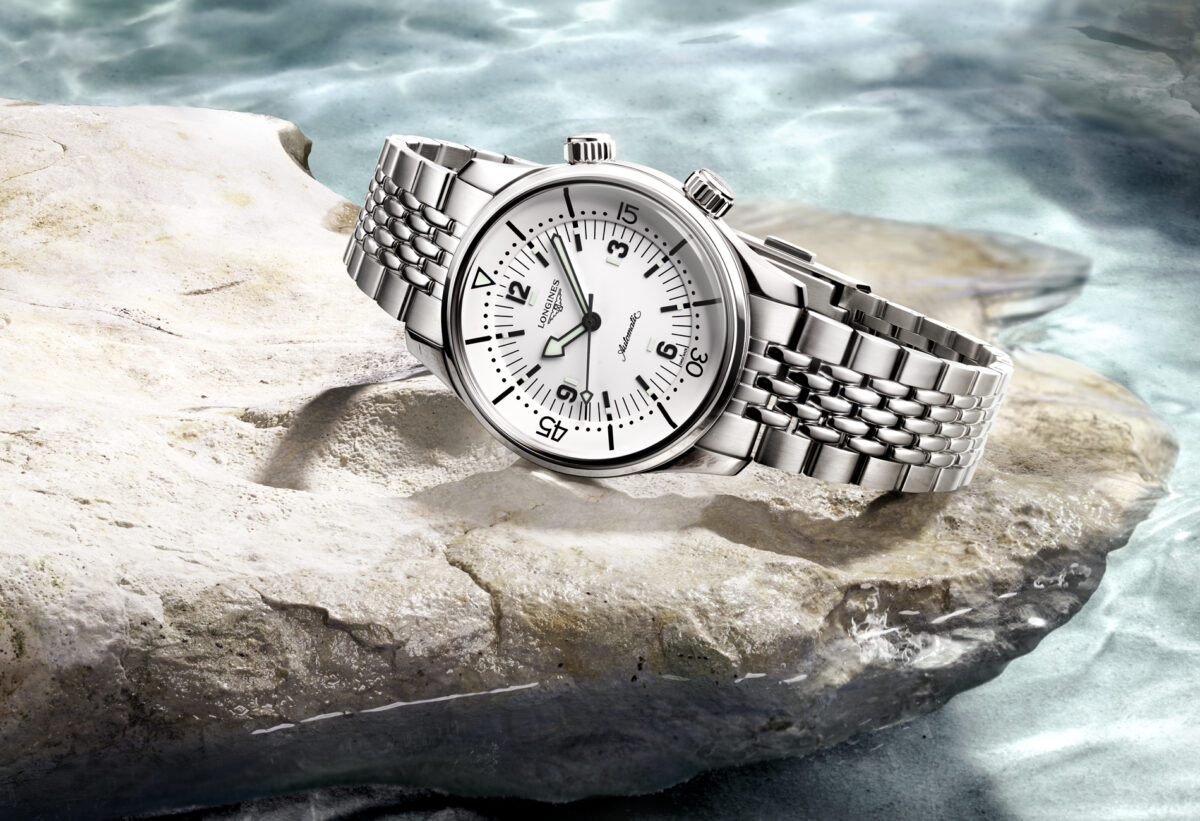 Longines Introduces Bright White Dial To Its Legend Diver Range