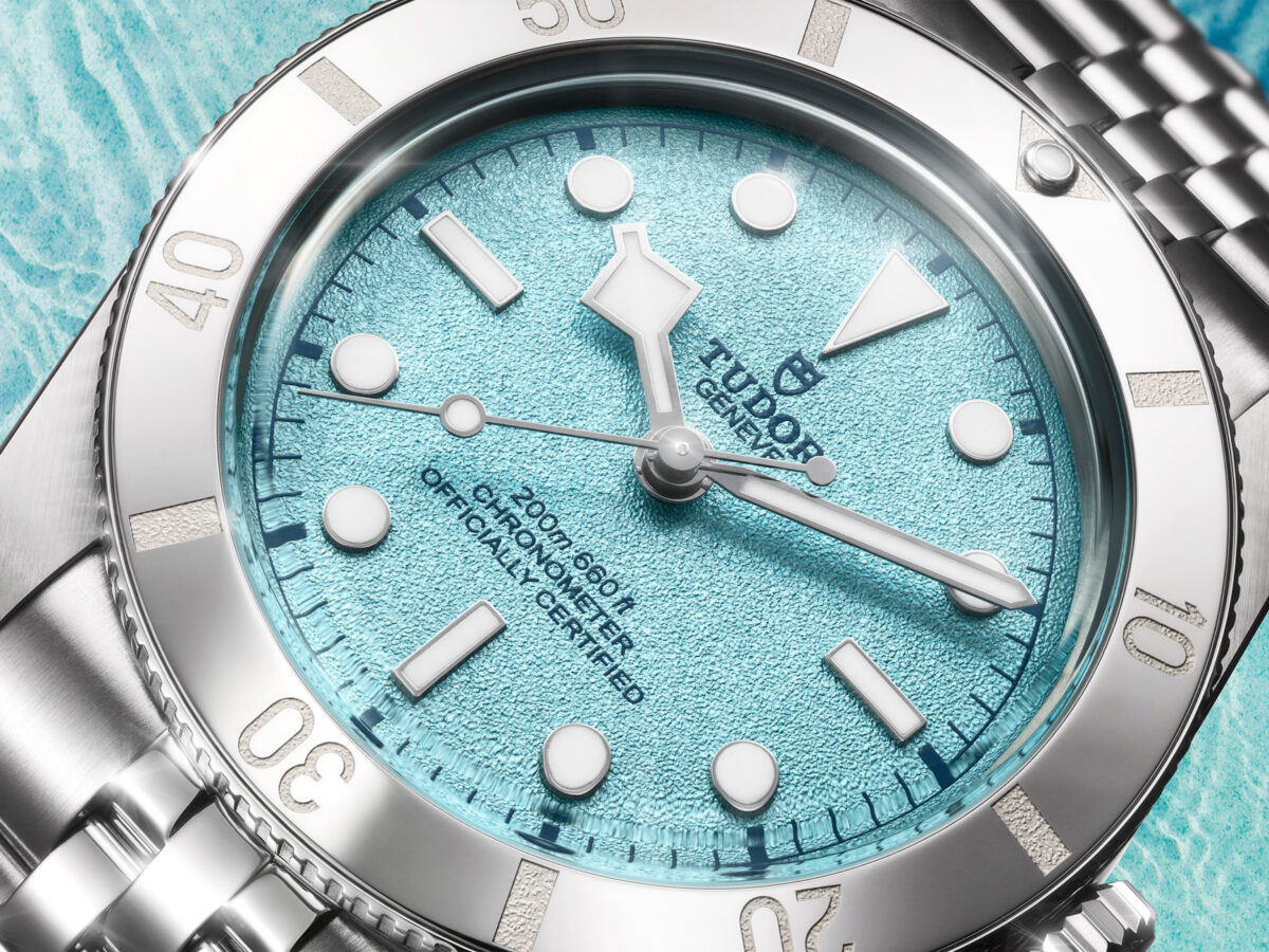 Tudor Tinkers With Texture And Another Shade Of Blue For Summer