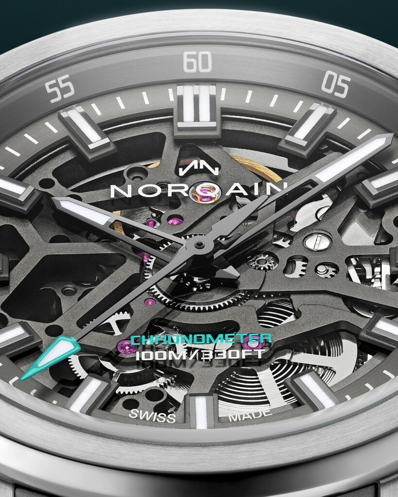 Norqain Slims Down Independence Skeleton Watch
