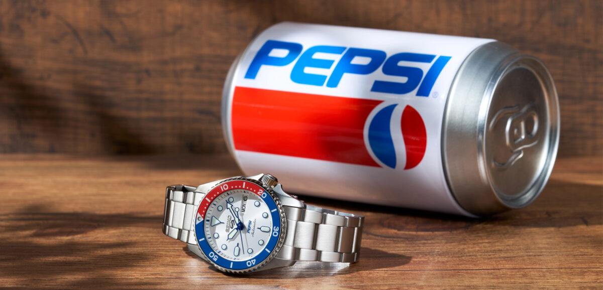 ボ*3様 【稼働品】SEIKO5 SPORTS スポーツ ペプシ Seiko 5 sports>The special site of the Pepsi® limited