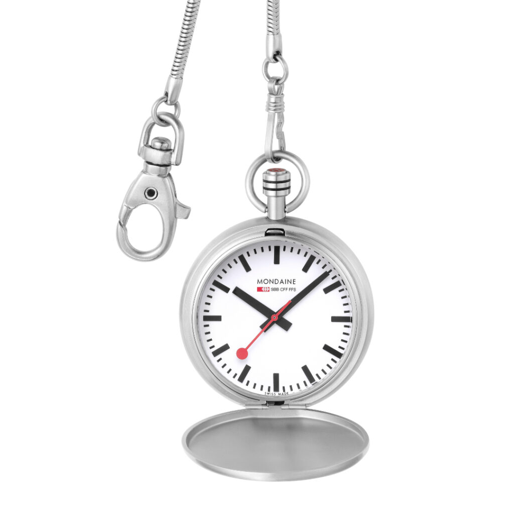 Mondaine Swiss SBB Railways Pocket Watch