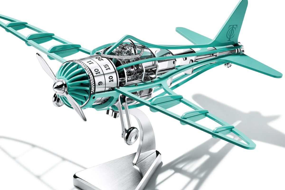 Tiffany & Co. Airplane And Speedster Clocks By L'Epée