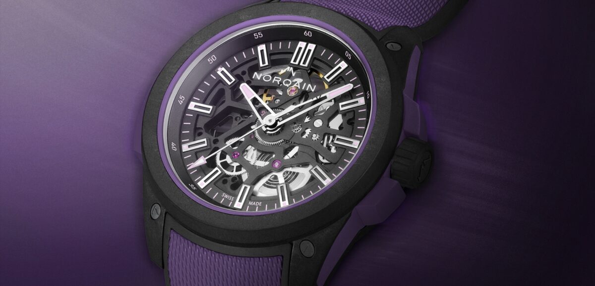 norinyan☆ Purple Rain: Norqain Unveils Bold New Wild ONE Skeleton Model