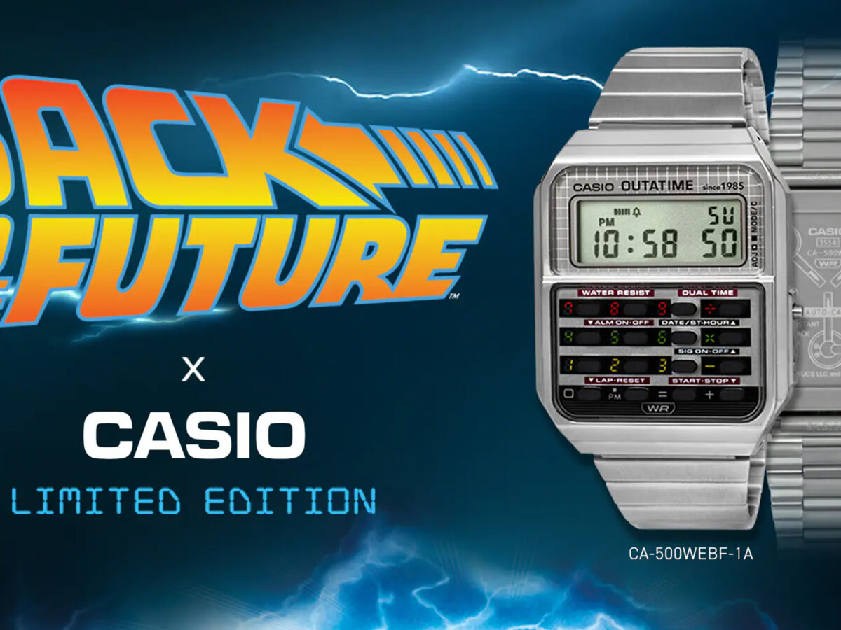 CASIO OUTATIME BACK TO THE FUTURE 限定版 Marty McFly's Back To The Future Watch Flips For 3x Retail