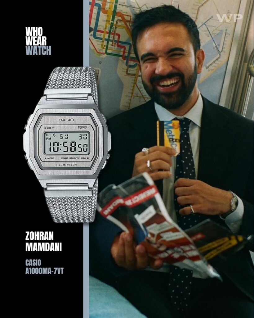 WHO WEAR WATCH: New York's new Mayor wears man-of-the-people Casio and more 2 OPTION 1B