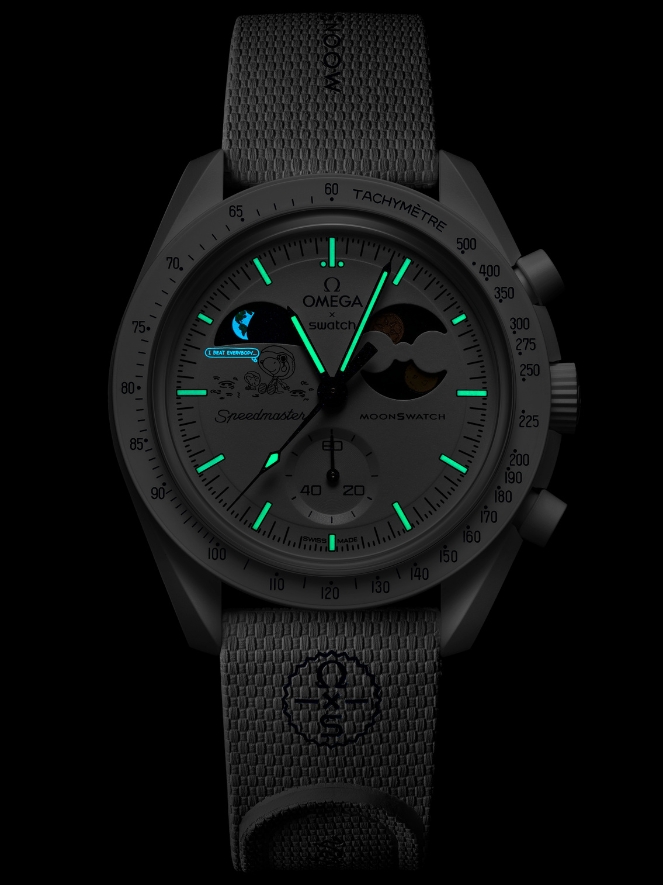 Swatch X Omega's MoonSwatch Gets A Christmas Makeover