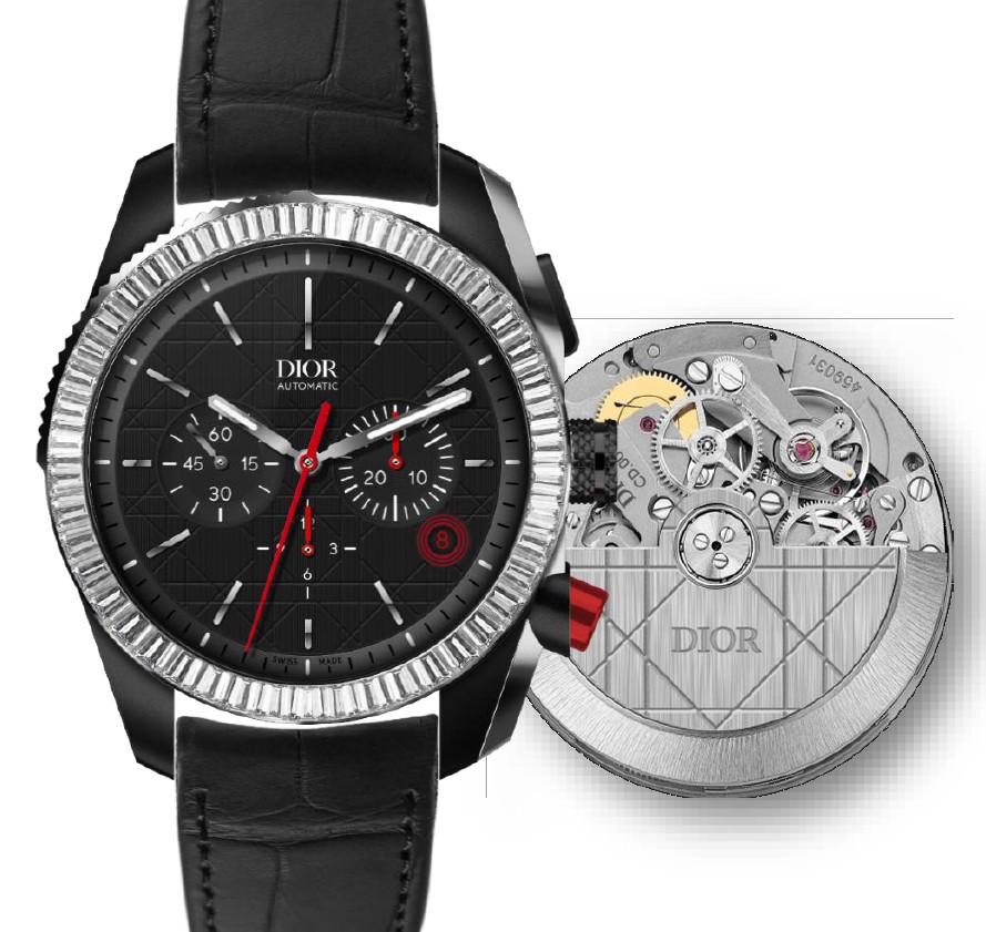 Dior Unveils Diamond-set Chiffre Rouge Chronograph