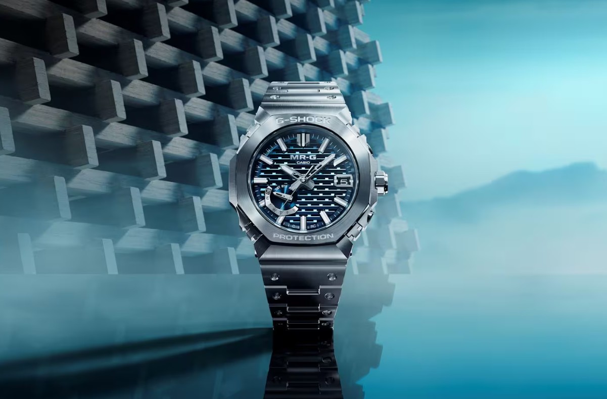 G-SHOCK Unveils MR-G Inspired By Traditional Japanese Hanada-iro Blue