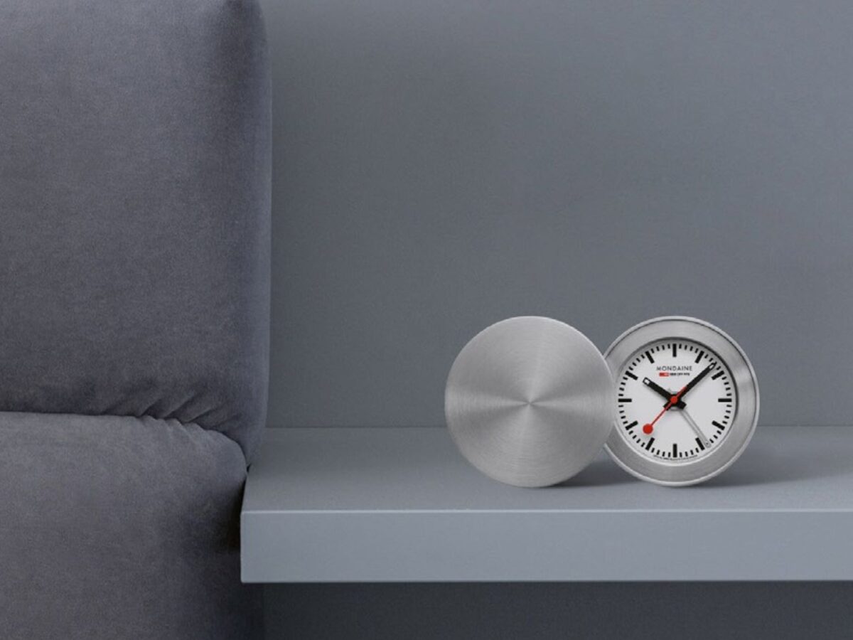 Mondaine Lightens The Load With Sleek New Travel Alarm Clock
