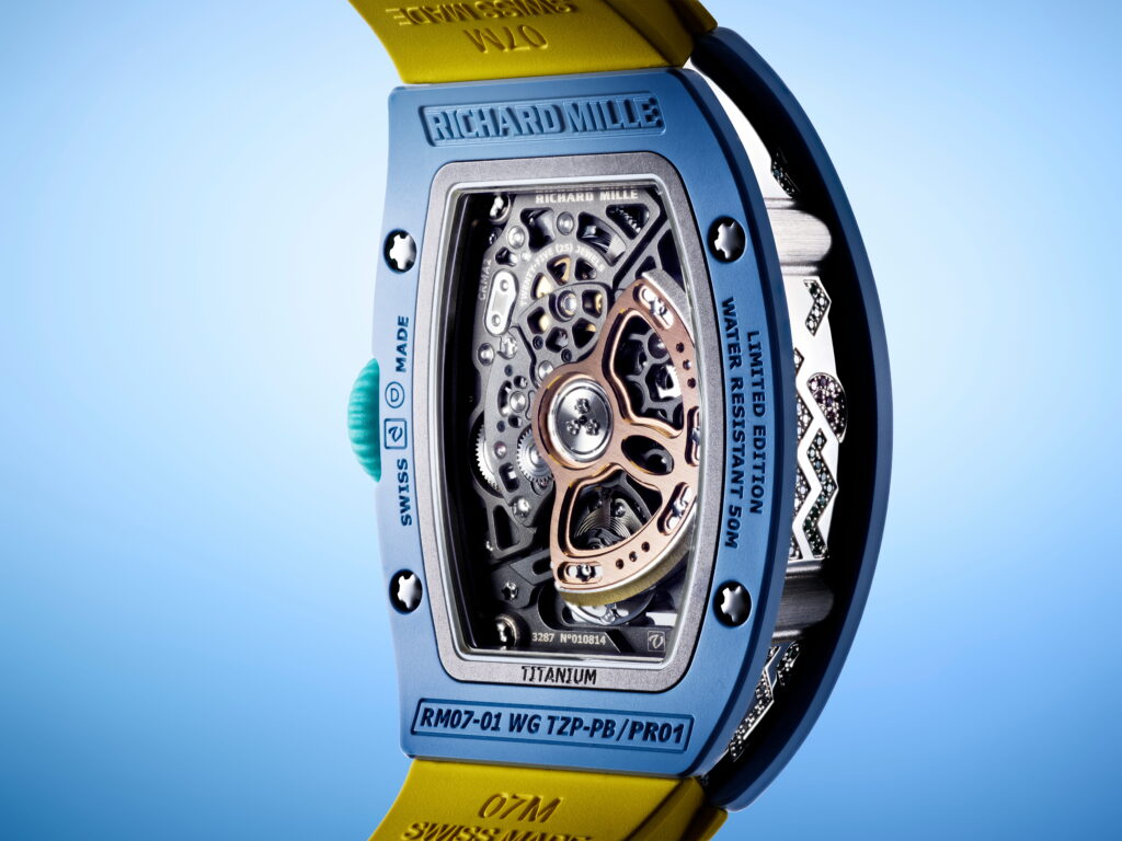 Richard Mille Completes RM 07-01 Coloured Ceramics Trilogy