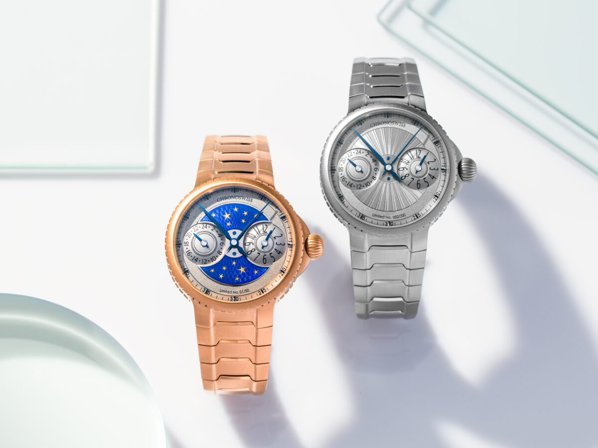 Chronoswiss has got its finger on the Pulse with this very modern GMT