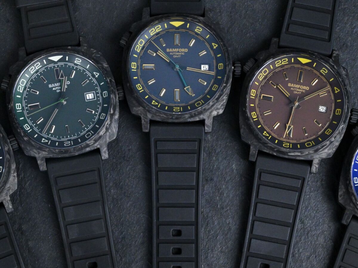 Bamford London Launches GMT Forged Carbon Watch With Swiss