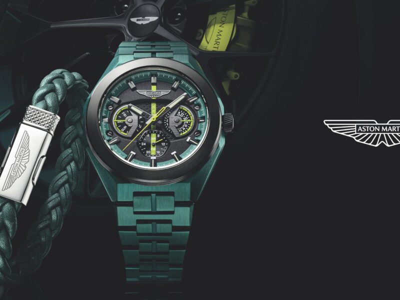 Aston Martin expands watch collection with bold new TKS 5 aston martin TKS IP Podium Green watch collection