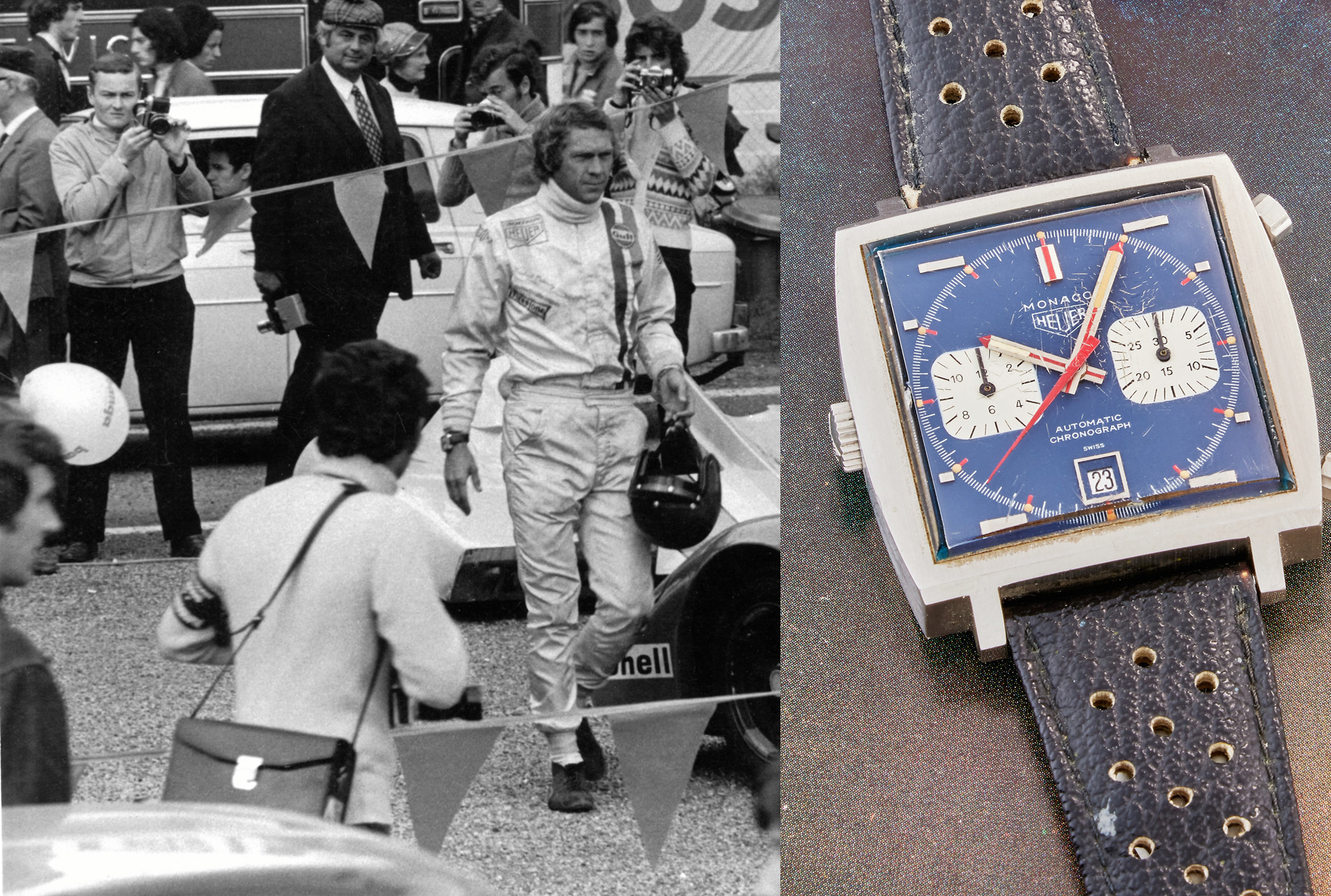 Steve McQueen Heuer Monaco Watch Heads To Auction