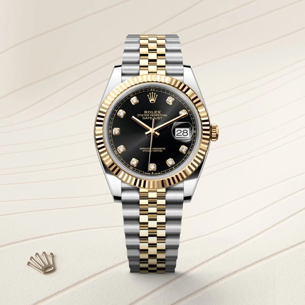 Rolex Rolex DateJust gold and steel with diamonds