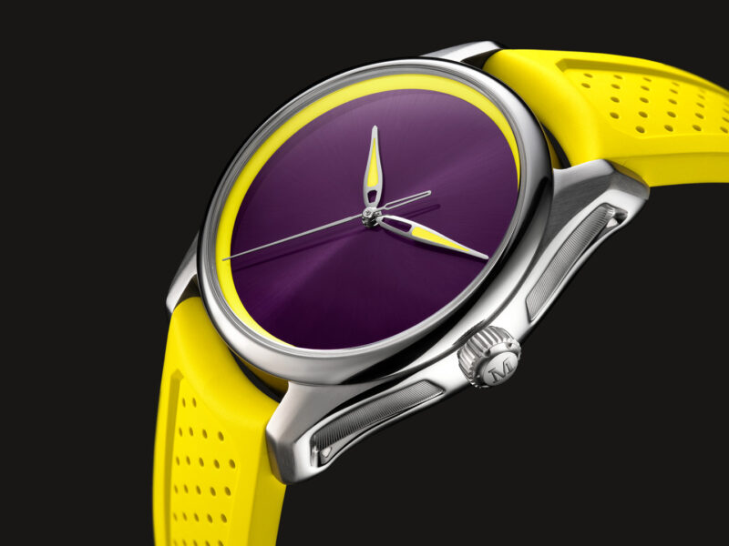 H. Moser makes a pitch for summer watch of 2026 11 HMoser 3201 1203 Pioneer Centre Seconds ST Sun Berry Detail B