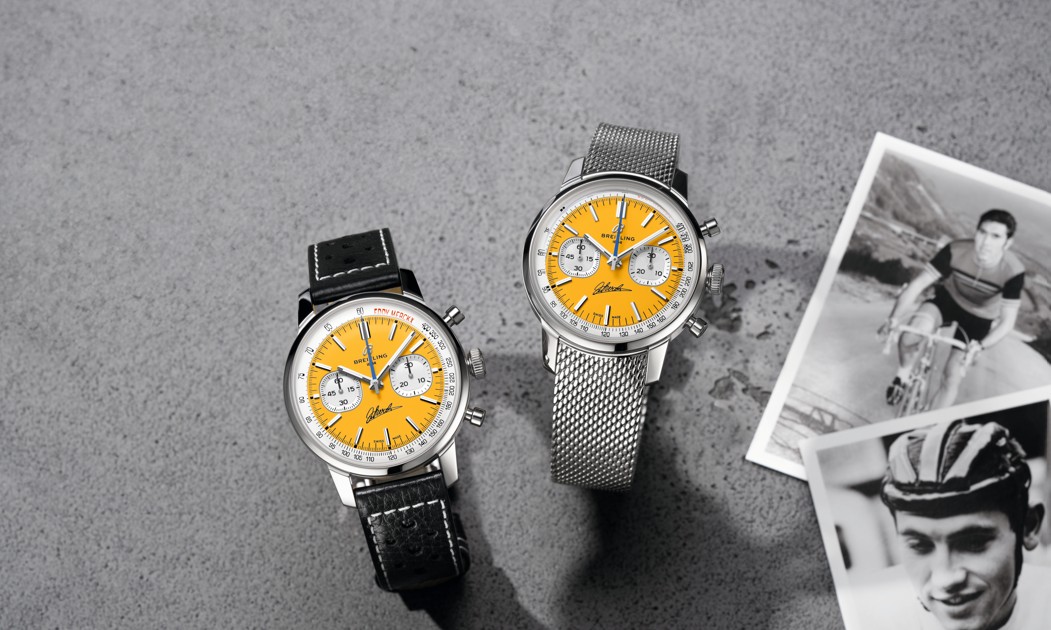 BREITLING ノベルティ置き時計 Breitling Honours Cycling Legend Eddy Merckx With Limited-edition