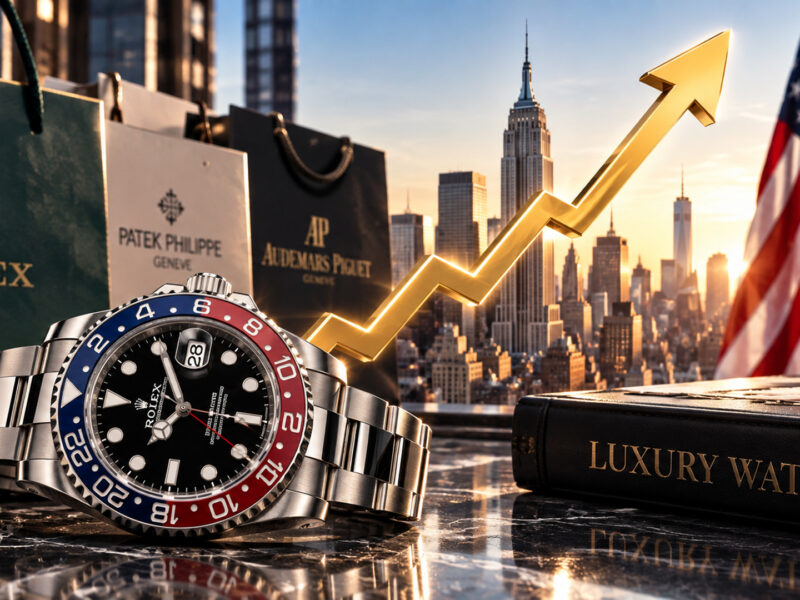 Value of American watch market could comfortably rise 50% to $30 billion 8 luxury watch sales to usa