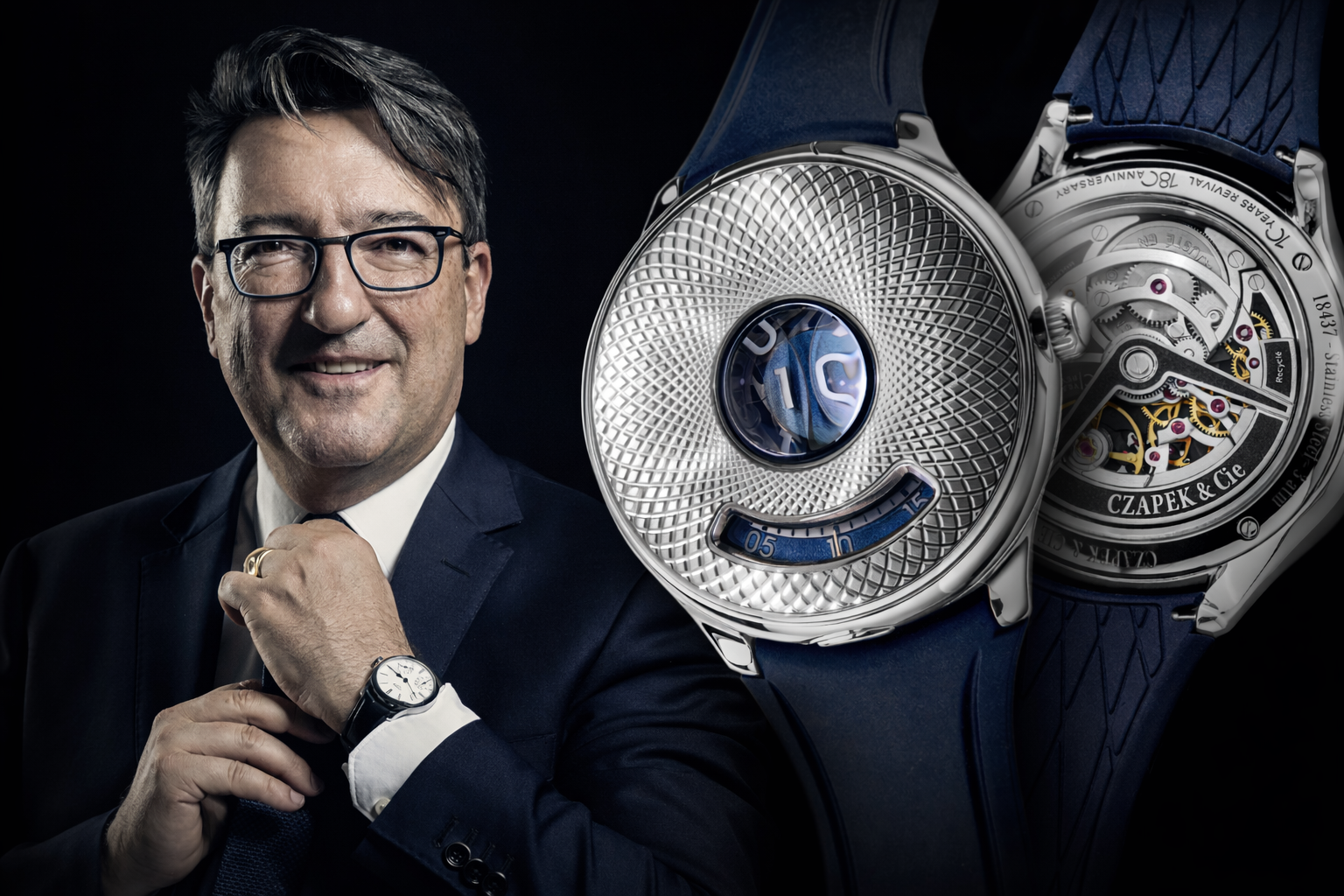 Xavier de Roquemaurel: Time Jumper is a great leap into the future for Czapek 3 Czapek