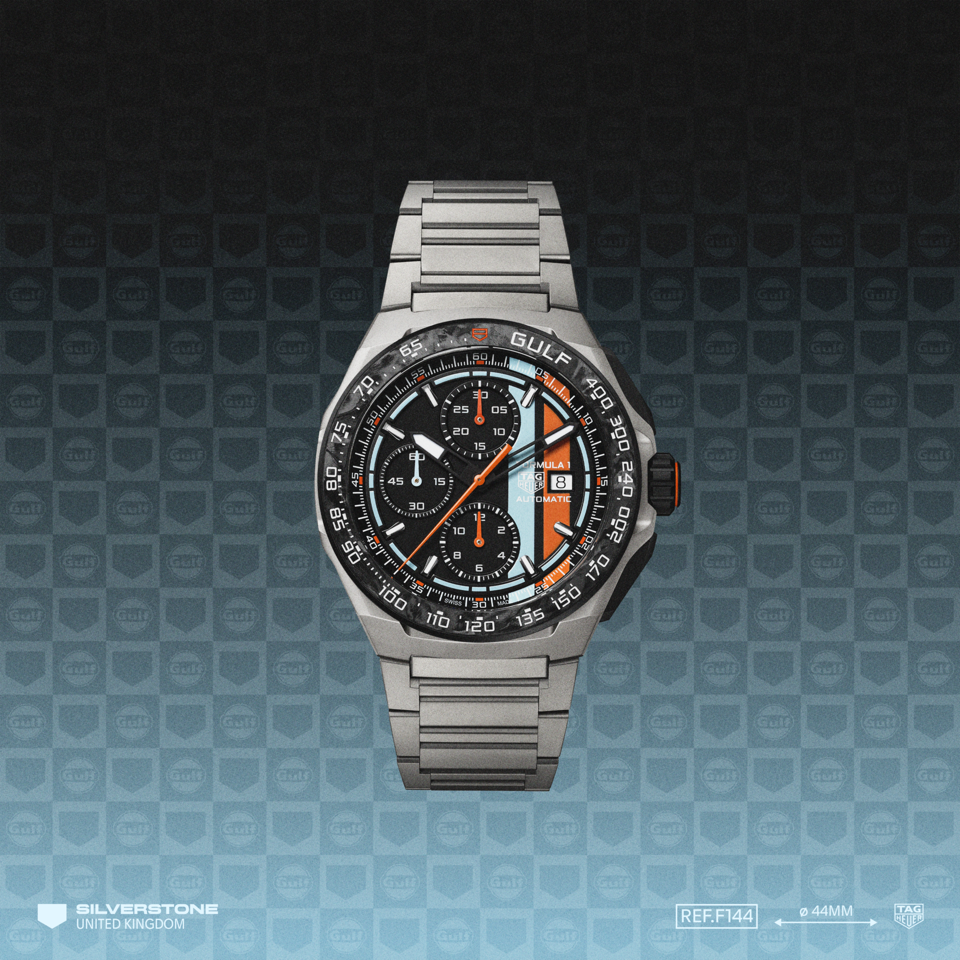 TAG Heuer And Gulf Launch Fourth Collaborative Chronograph